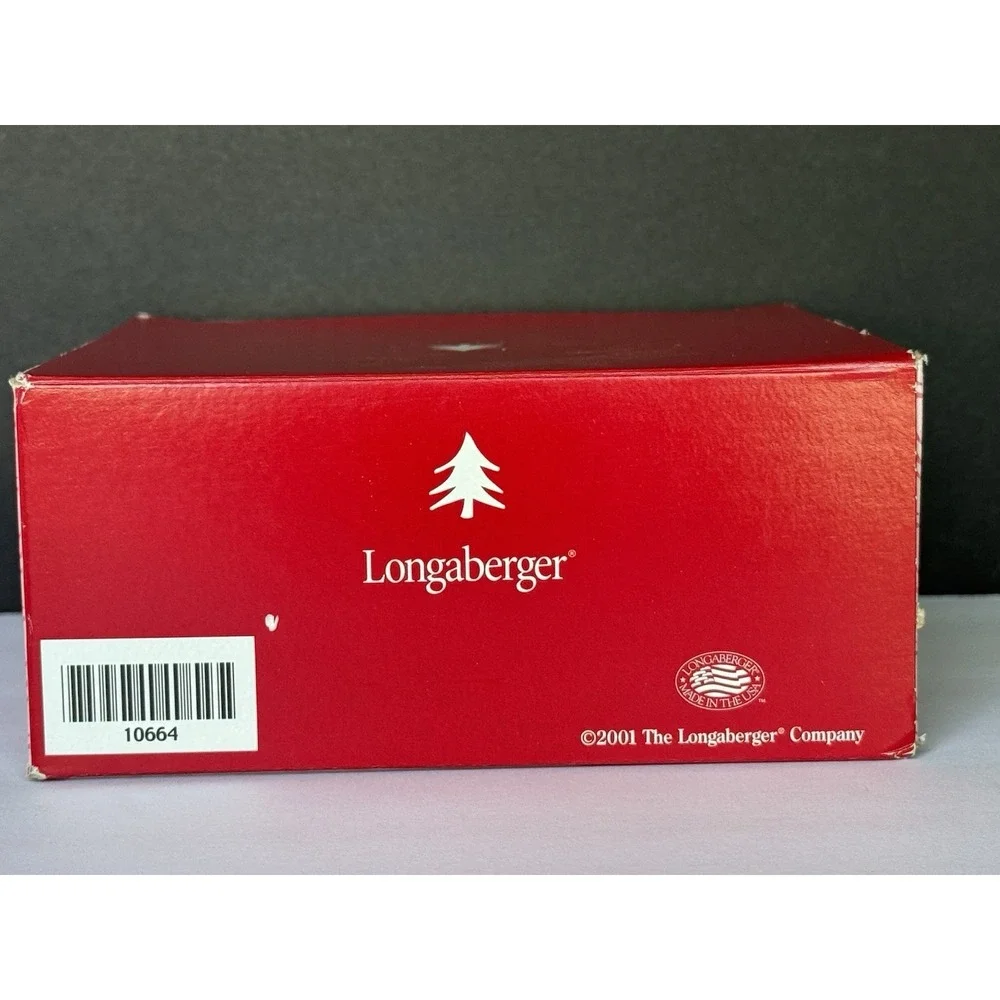 NEW Longaberger Tree Trimming 2001 Twinkle Twinkle Basket Set SIGNED Liner/Charm